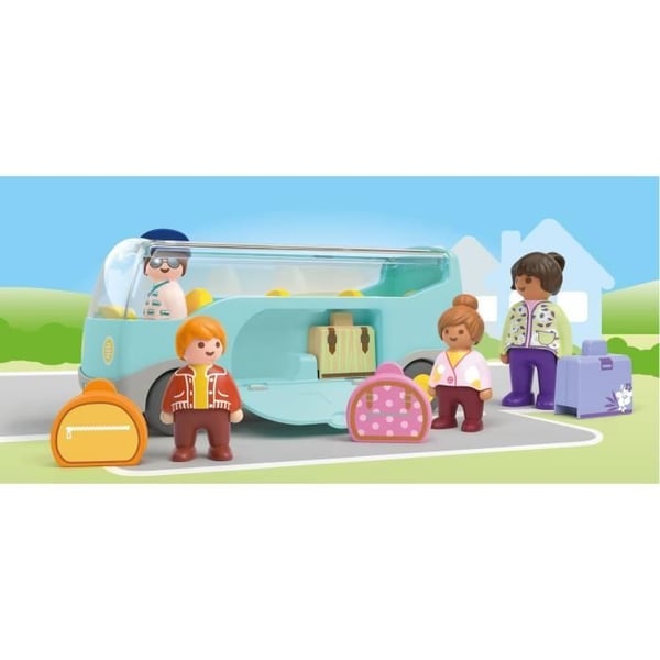 PLAYMOBIL Junior 71682 Rejsebus, Fra 12 måneder