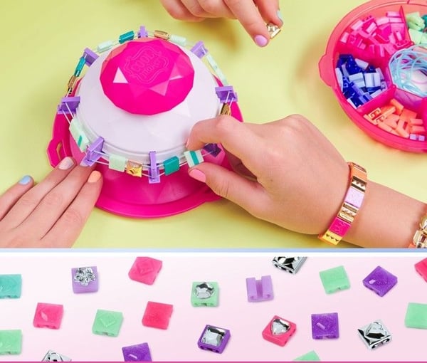 SPIN MASTER COOL MAKER - POP STYLE PAKKE STRASS OG GLITTER Pop Style Armbåndsmaskine