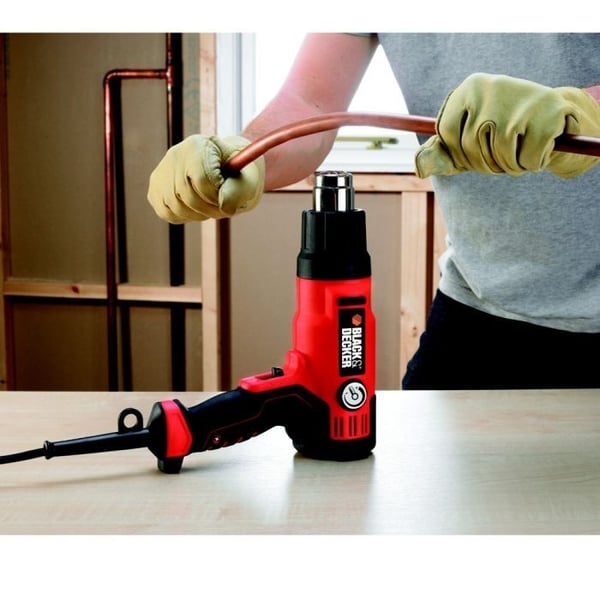 BLACK+DECKER Varmepistol med ledning - KX2200K-QS - 2200 W - Variabel temperatur og luftstrøm