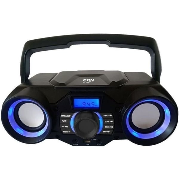 Bærbar CD-radio - CGV - CD SG-1 - Bluetooth 5.0 - USB - SD