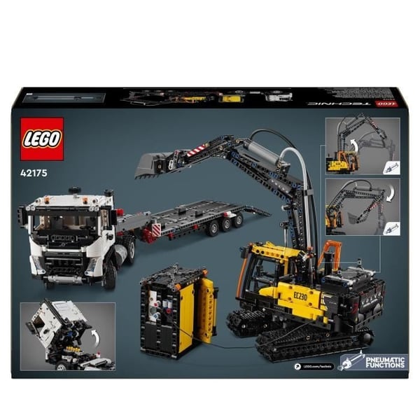 LEGO Technic 42175 Volvo FMX Lastbil & EC230 Elektrisk Gravemaskine - Køretøjssæt
