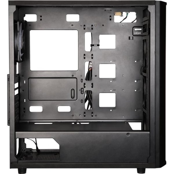 Semitower-kabinet - Bitfenix - Saber Mesh RGB - Sort - 4 interne båse - Luftkøling