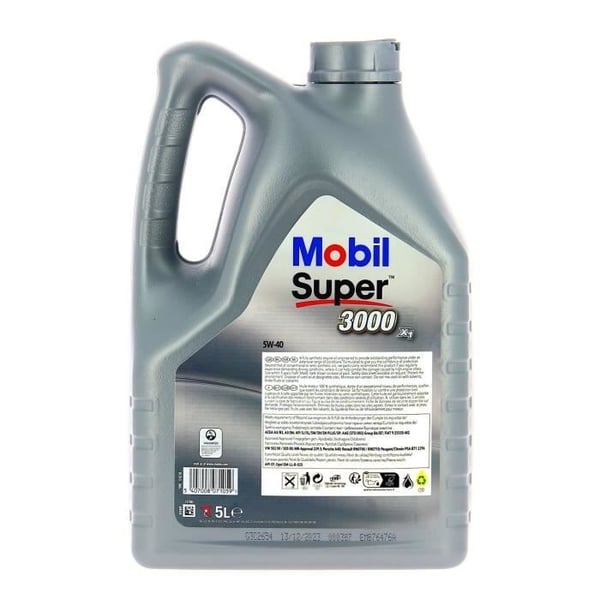 Motoroliedåse - MOBIL - S3000 5W40 - 5 L - 4 sæsoner