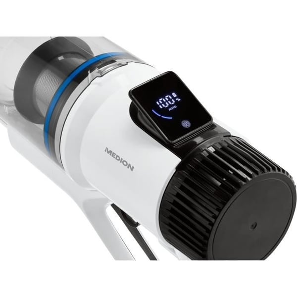 Johdoton sauvaimuri - MEDION MD11860 - 55 min - 400 W - 2 500 mAh - Valkoinen / Harmaa