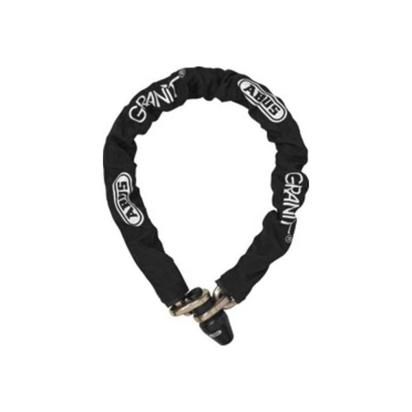 Yhdestä kappaleesta valmistettu ketjulukko - ABUS - 1480/120 - 14 mm lenkit - Kangasverhoilu - XPlus-sylinteri