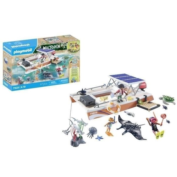PLAYMOBIL 71623 Koralliriutan partiovene, 67 osaa, ikä 4+