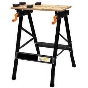 FARTOOLS ONE Justerbar, foldbar arbejdsbænk i træ og metal - WB 100 - Kapacitet 100 kg - Højde 83 cm