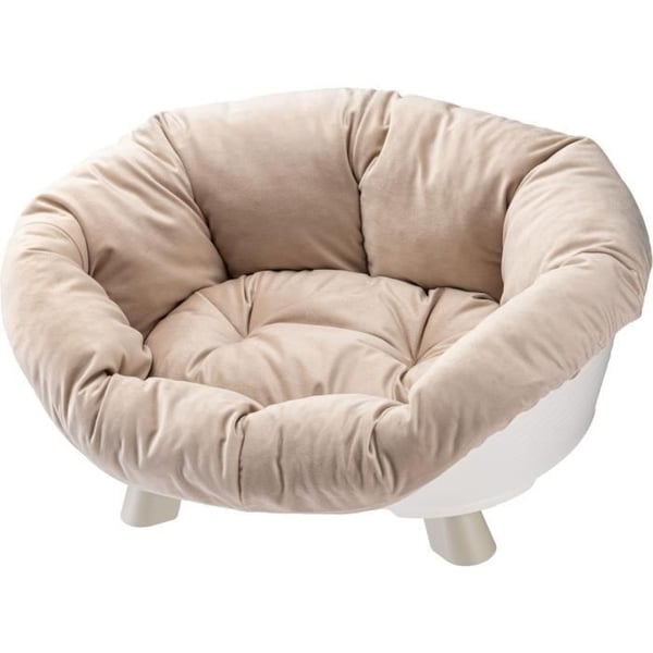 Kurv - FERPLAST - SOFA TRONE 4 - Med hynde - Hvid