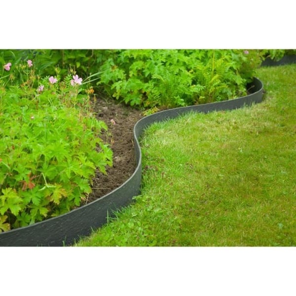 Nature Havekant 0,12x12 m 5 mm sort 446388