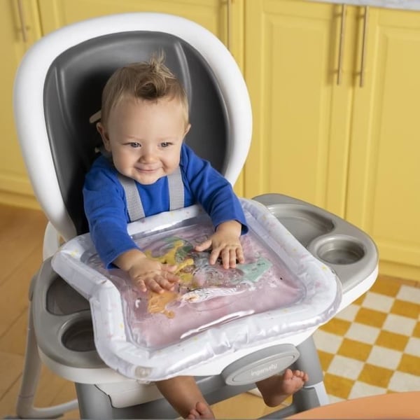 DISNEY BABY - PRINSESSER - Babyvandmåtte - Sensorisk og udviklingsmæssigt spil - Oppustelig - Fra fødslen - Nem at rengøre