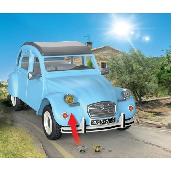 PLAYMOBIL 70640 Citroën 2 CV, Klassiske biler, Samlerbil, Voksen, 3 figurer