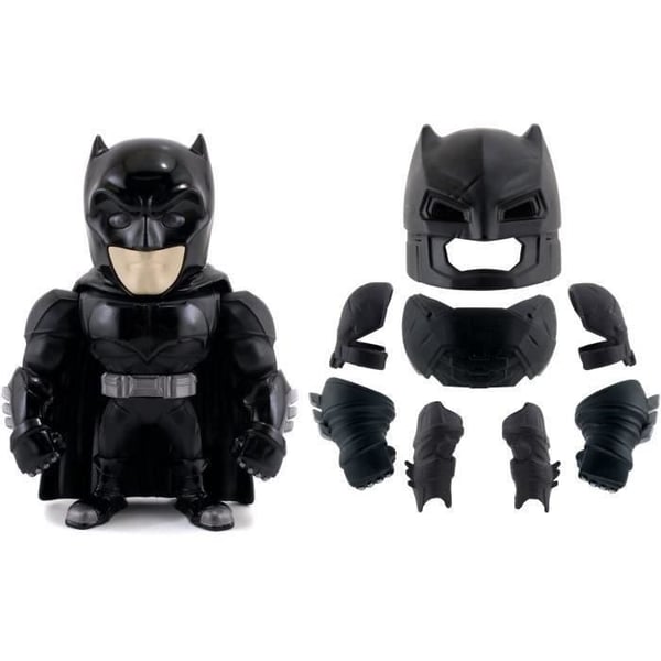 JAVA - Batman metalfigur + rustning til at skabe og tilpasse - 15 cm