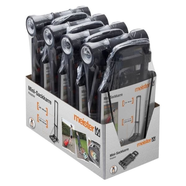MEISTER Mini foldbar sækkevogn 45 kg