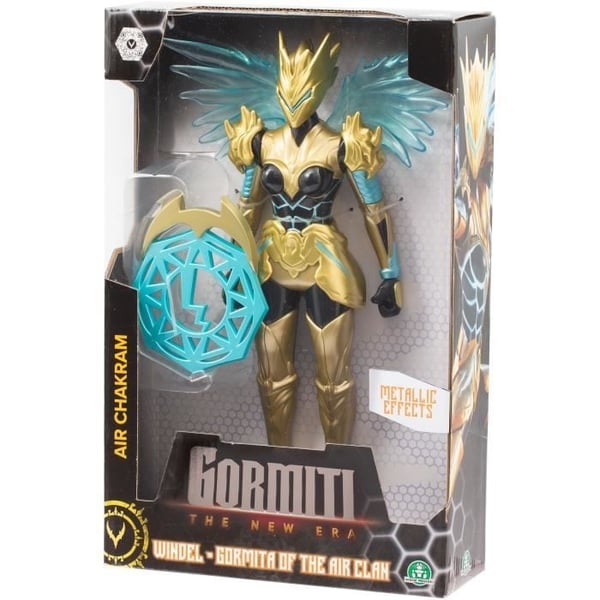 Leddelt figur - GORMITI - Gormiti med våbenluftmodel - 27 cm - fra 4 år - GRV062
