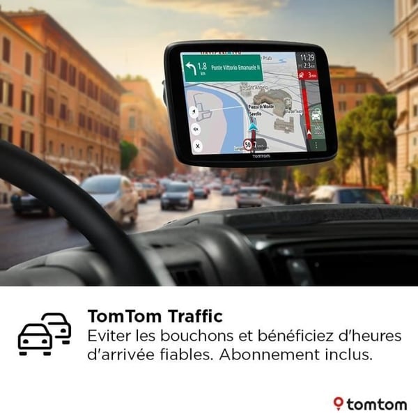 GPS - TOMTOM - GO Camper Tour - Anden generation - Til autocampere og campingvogne - 6 tommer skærm