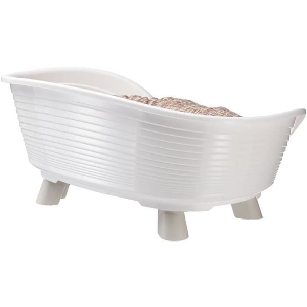 Kurv - FERPLAST - TRONE 4 - Med afslapningshynde - Hvid