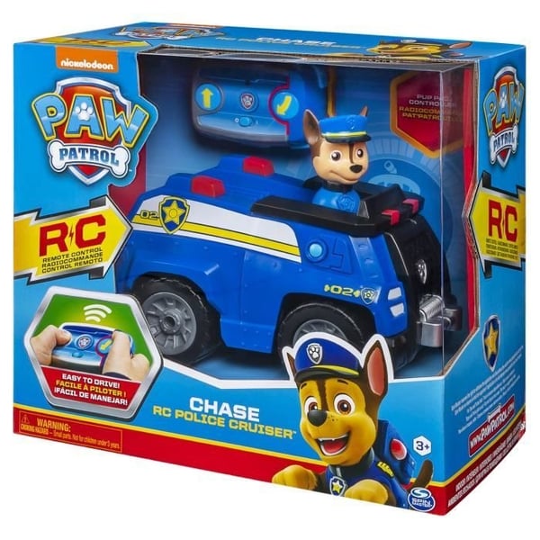 Chase Radiostyret Køretøj - PAW PATROL - 2,4 GHz Teknologi - Velegnet til små hænder
