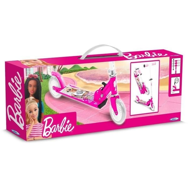 Sammenklappelig løbehjul - STAMP - Barbie - Til børn fra 4 år - ABEC 5 kuglelejer