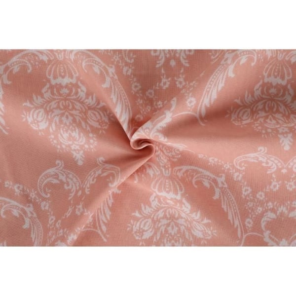 Sengesæt - 1 dynebetræk 220 x 240 cm + 2 pudebetræk 60 x 60 cm - 65% bomuld, 35% polyester - Pudderfarvet