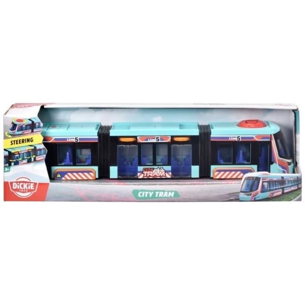 Dickie - Siemens Avenio Sporvogn - 42 cm - Retningsstyrede hjul - Åbningsdøre