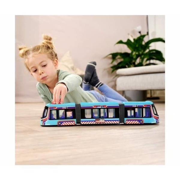 Dickie - Siemens Avenio Sporvogn - 42 cm - Retningsstyrede hjul - Åbningsdøre