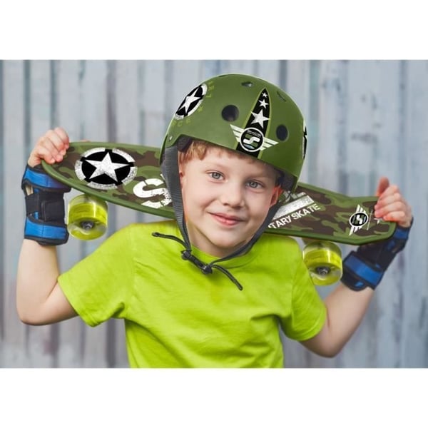 STAMP Skateboard 24 x 7 med Skids Control Military Grip
