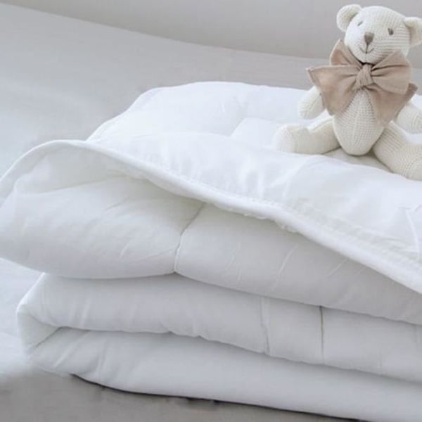 Babydyne - DOMIVA - Hvid - 70 x 120 cm - Barn - Blandet - Ensfarvet