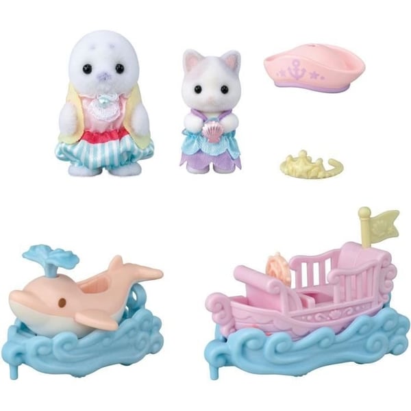 Minifigurer - SYLVANIAN FAMILIES - Det lille søtog - Fra 3 år