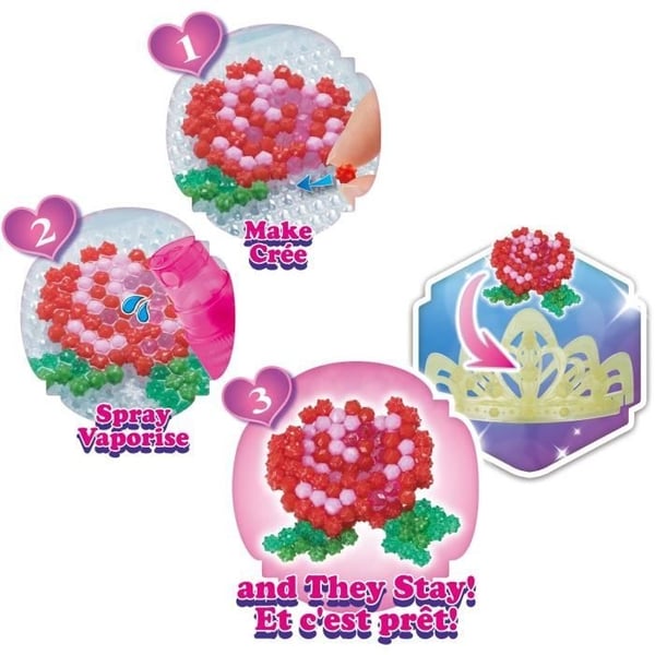 Strygeperlesæt - AQUABEADS - Disney Prinsesse Tiara