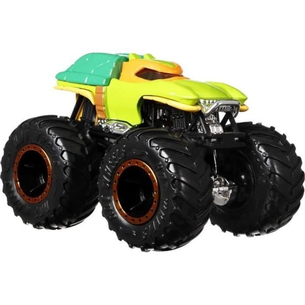 Hot Wheels - Monster Truck Dobbelt Nedrivning 2-Pak - Små Biler - Alder 3+ FYJ64