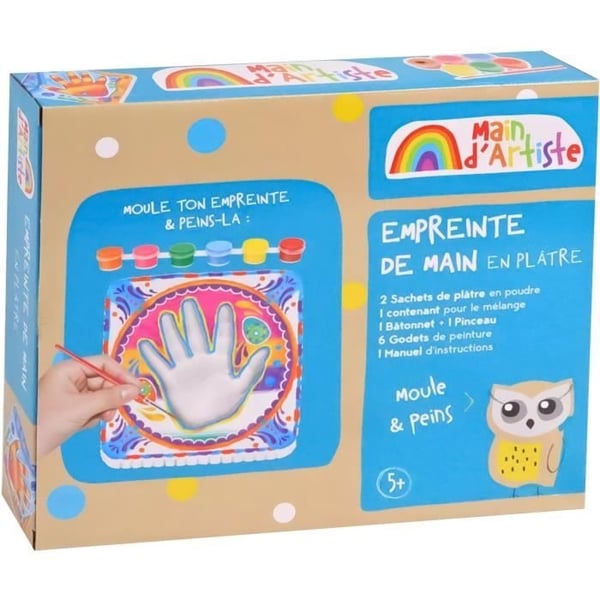 Håndaftrykssæt - Kreativ Fritid - KUNSTNERENS HÅND - Fra 5 år