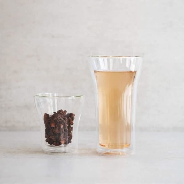 Sæt med 2 glas - BODUM - Assam - Dobbeltvægget - 0,2 l - Transparent