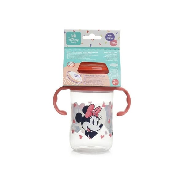 THERMOBABY 360 graders træningskop med lækagesikker skive - Minnie Mouse