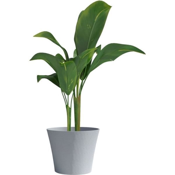 Urtepotte - GARDEN ID - Green Care Sense Blå Sten - 30 x 27 cm - 10 års garanti - 100% genanvendt - UV- og frostbestandig