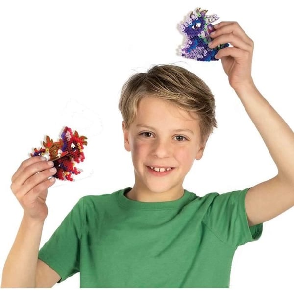 Silitettävät helmet - Lohikäärmeet - SES CREATIVE - Tee 3 erilaista 3D-lohikäärmettä.