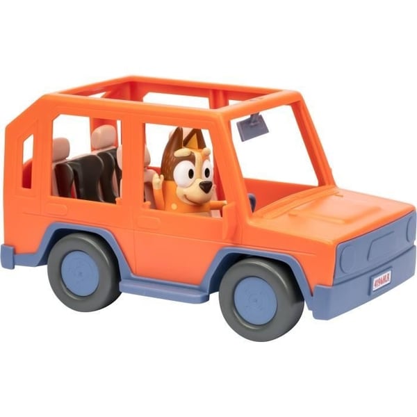 Blueyn auto - BLUEY - Perheajoneuvo chilihahmolla ja tarvikkeilla
