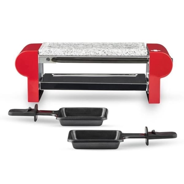 HKoeNIG Raclette-maskine - RP2 - Op til 2 personer - Granitplade - Justerbar temperatur - 350 W