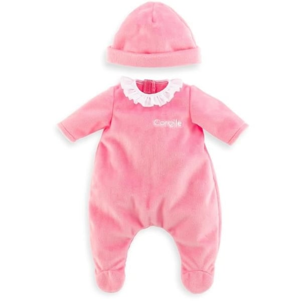 Pink pyjamas og hue - COROLLE - Tøj - Til 30 cm dukke - Fra 18 måneder