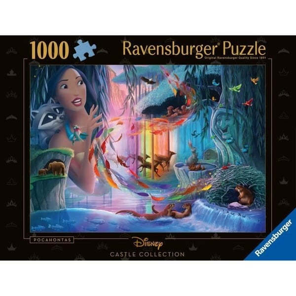 Pocahontas 1000 brikkers puslespil, Disney Prinsesser Kollektion, 14-årige, Disney, 12001344, Ravensburger