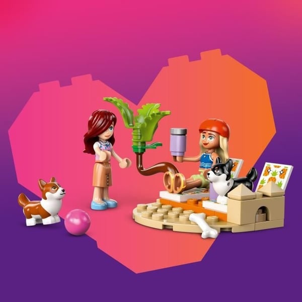 LEGO Friends 42641 Surfhunde og Scooter-eventyr - Interaktivt legetøj med Corgier