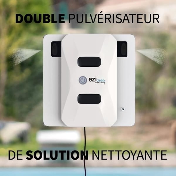 Vinduesvaskerrobot - EZICLEAN Windobot S5 Pro - 72 W - Hvid