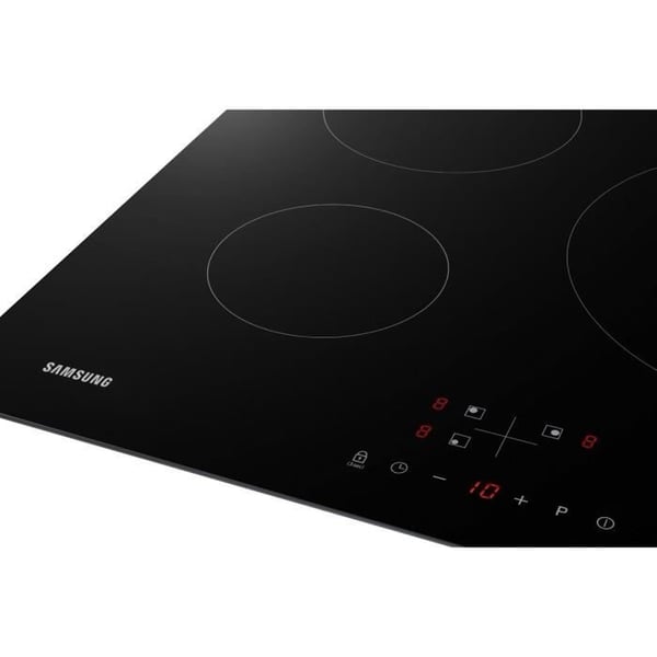 Induktionskogeplade - SAMSUNG - 3 zoner - L59 x D57 cm - NZ63M3NM1BB/UR - 7200 W - Glasbelægning - Sort