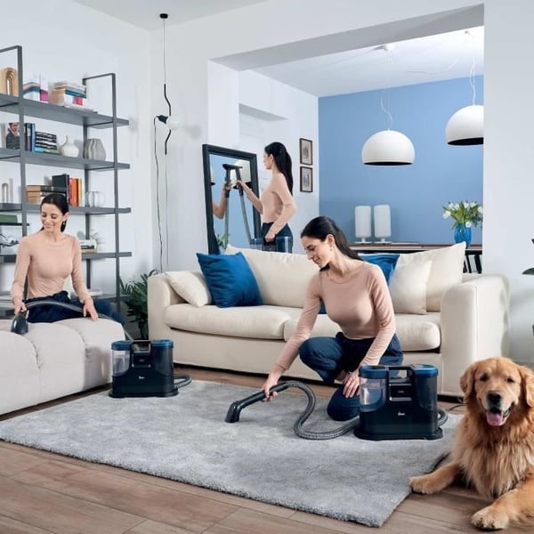 HOOVER HS500 pletfjerner og shampooer - Vasker og tørrer tæpper, måtter, sofaer, tekstiler, bilsæder - Kraftig 400W