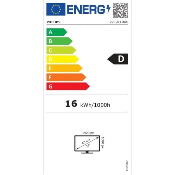 PC-skærm - PHILIPS - 27 - FHD - 100Hz - VA-panel - 1ms - 27E2N1100L