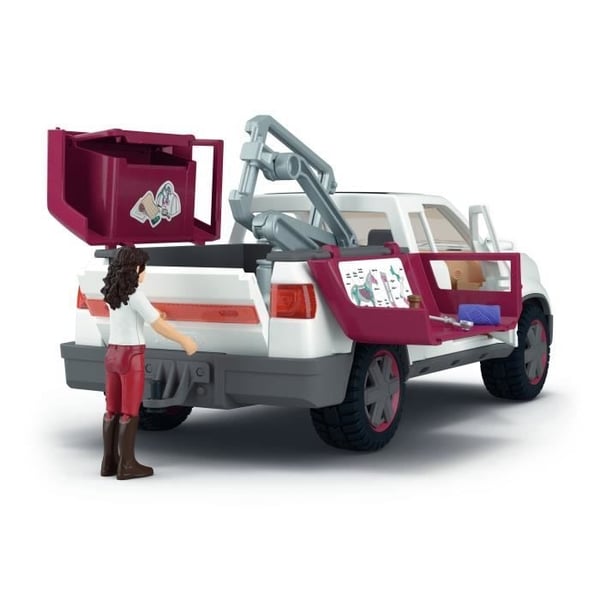 Mobilt dyrlægesæt med trailer, SCHLEICH 42704 Horse Club