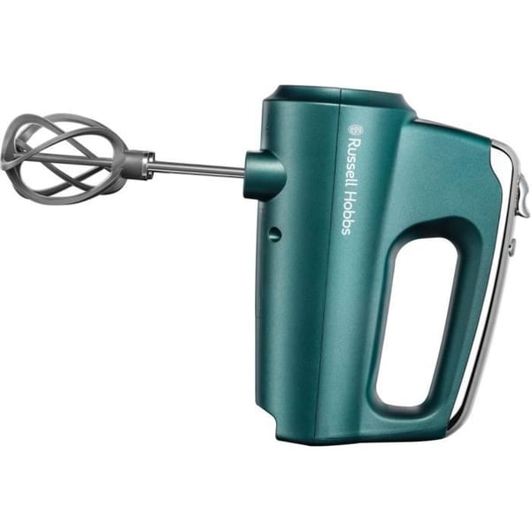 Russell Hobbs Swirl Mixer - 5 hastigheder - Turbofunktion - Æltemaskine - Piskeris - Turkis