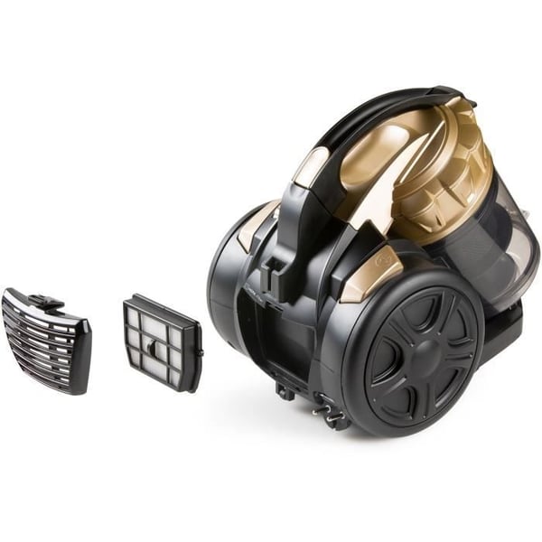 Poseløs støvsuger med beholder - DOMO - DO7297S - 700 W - 2,5 L - 79 dB - Sort / Guld