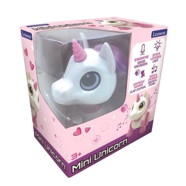 Power Unicorn Mini Robot - Valo- ja äänitehosteet - Käsien taputusohjaus - Toisto