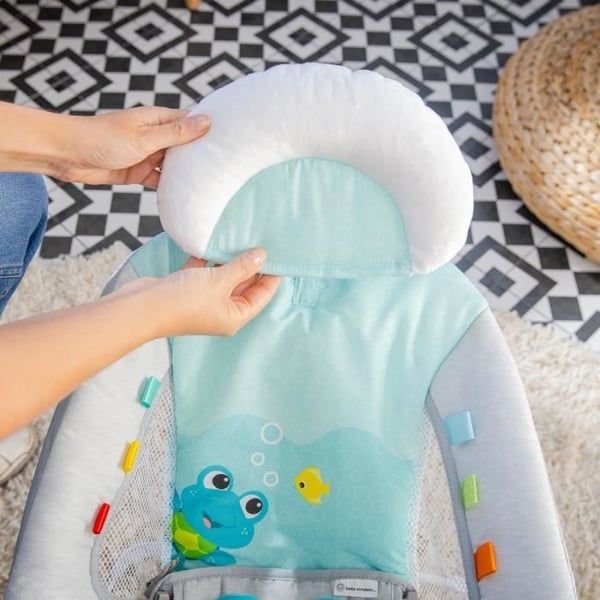 BABY EINSTEIN Neptun Baby Bouncer - Ocean Explorers, 15 melodier, lys, vibrationer