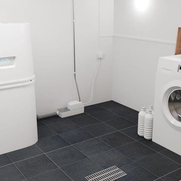 Kondenspumpe - SFA - Sanicondens Best Flat - Til gulvstående kedler - 45 dBA - Kondensneutralisering